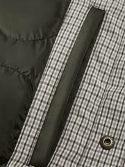 Men's Casual Barn-Style Corduroy-Collar Down Jacket