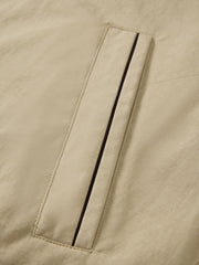 Men's Casual Corduroy Contrast-Collar Jacket-Style Down Jacket