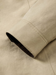 Men's Casual Corduroy Contrast-Collar Jacket-Style Down Jacket
