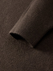 Men's Old Money Style Wool-Blend Shirt-Style Knit Top