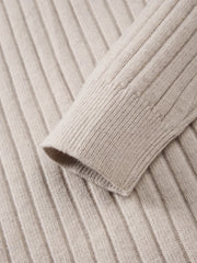 Men's Commuter Solid Ribbed-Texture Knit Top