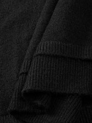 Men's Casual Wool-Blend V-Neck Faux-Layer Knit Top