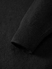 Men's Casual Wool-Blend V-Neck Faux-Layer Knit Top