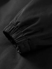 Men's Casual Black Lapel Jacket-Style Down Jacket
