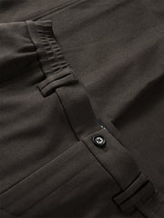 Men's Solid Wide-Leg Casual Pants