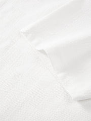 Men's Solid Allover Jacquard T-Shirt