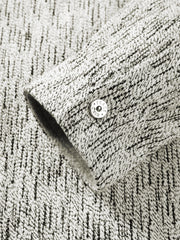 Men's Fleece-Lined Textured Tweed Shirt