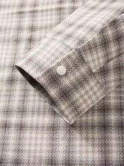Men's Relaxed Plaid Long-Sleeve Shirt