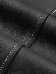 Men's Casual Burnished Goatskin Leather Jacket