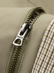 Men's Barn-Style Contrast-Collar Utility Jacket-Style Down Jacket