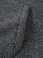 Men's Casual Jacquard Fleece Hooded Jacket