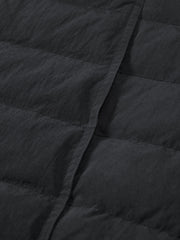 Men's Casual Stand-Collar Channel-Quilted Down Jacket