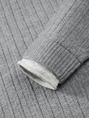 Men's Casual Henley Neck Faux Two-Piece Knit Top
