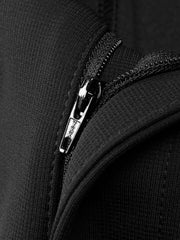 Men's Casual Silk-Blend Black Tapered Pants