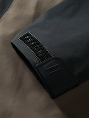 Men's Contrast-Panel Hooded Jacket