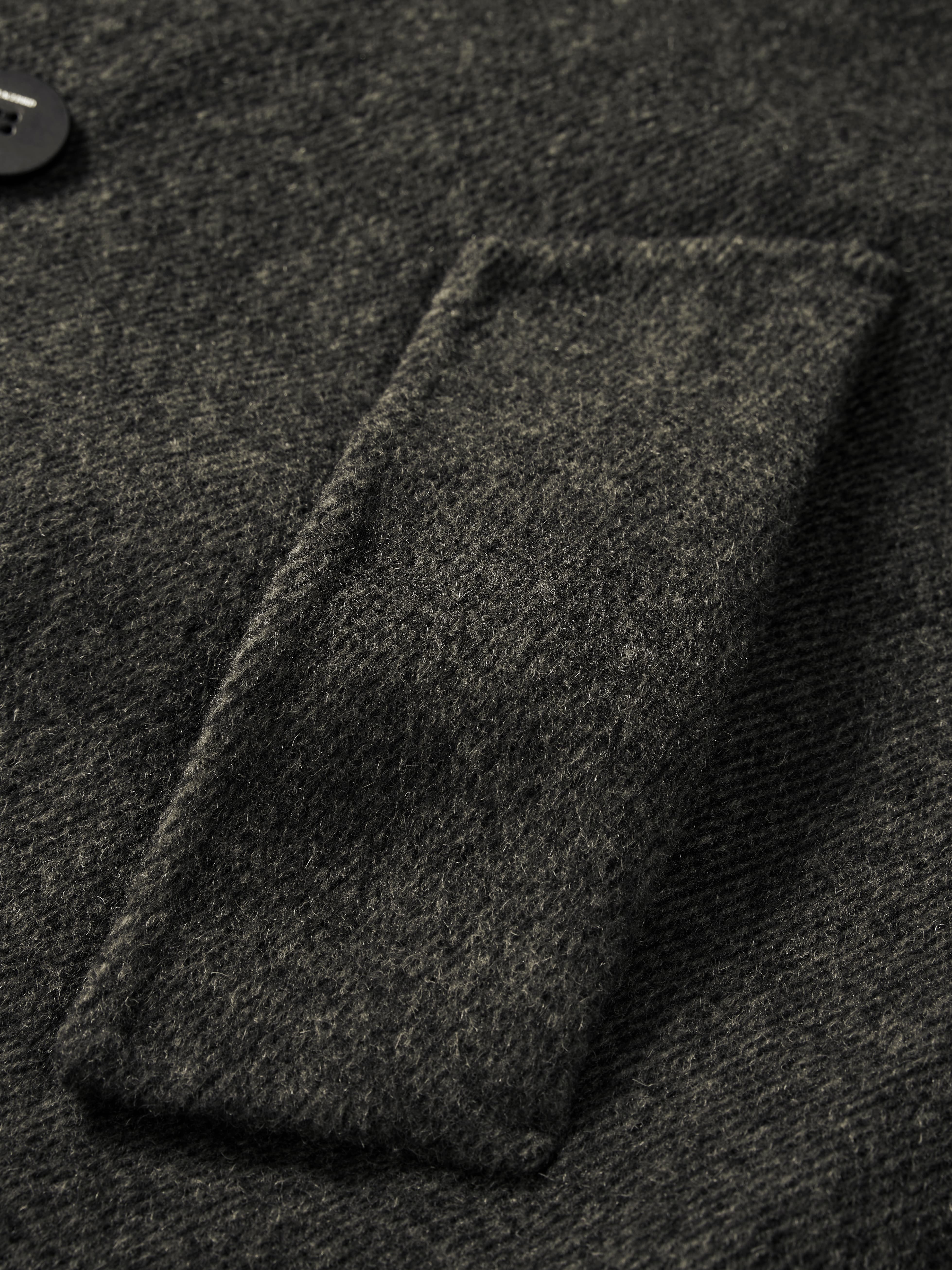 Men's Double-Breasted Alpaca Blend Coat