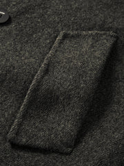Men's Double-Breasted Alpaca Blend Coat