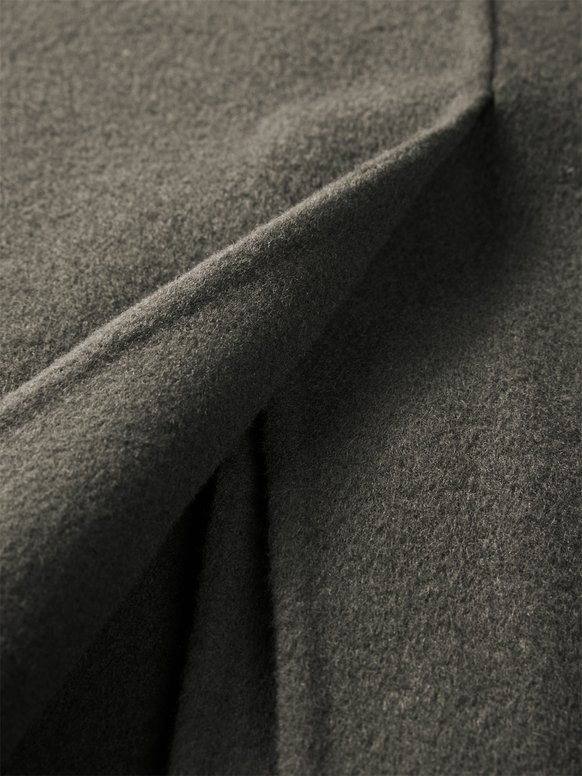 Men's Wool-Blend Notched-Lapel Coat