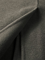 Men's Wool-Blend Notched-Lapel Coat