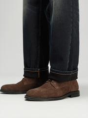 Men's Casual Solid Vintage-Wash Jeans
