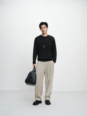 Men's Basic Crewneck Knit Sweater