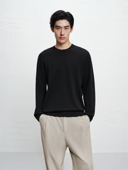 Men's Basic Crewneck Knit Sweater