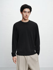 Men's Basic Crewneck Knit Sweater