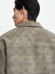 Men's Double-Sided Jacquard Wool Jacket