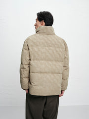 Men's 3D Jacquard Textured Down Jacket