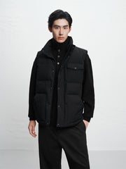 Men's Casual Stand-Collar Down Vest