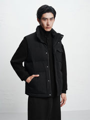 Men's Casual Stand-Collar Down Vest