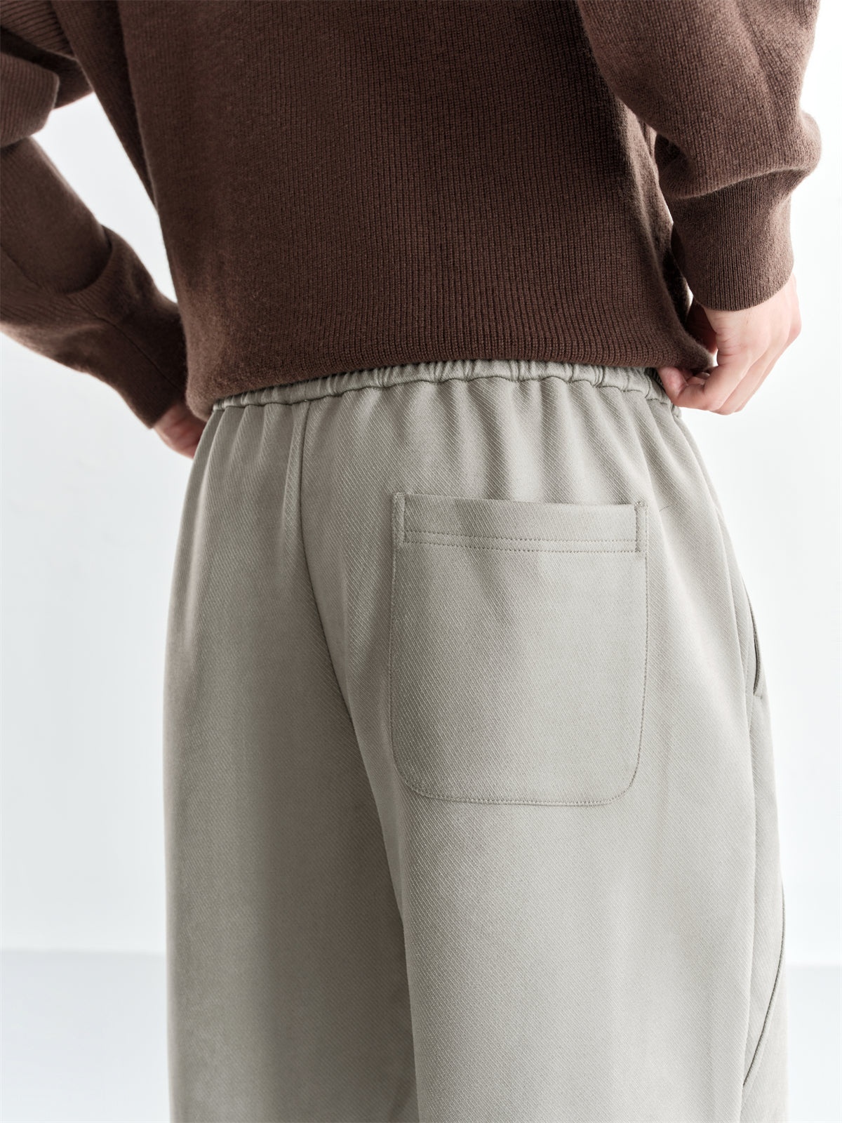 Men's Faux Suede Jogger Pants