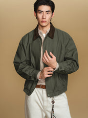 Men's Barn-Style American Vintage Lapel Jacket