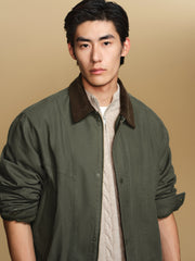 Men's Barn-Style American Vintage Lapel Jacket