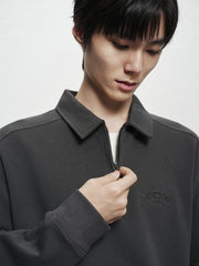 Men's Heavyweight Embroidered Cotton Sweatshirt