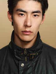 Men's Casual Waxed-Fabric Jacket