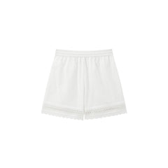 Women's Casual Embroidered Hollow Out Shorts