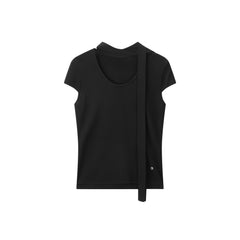 Women's Casual Slim Fit Flutter Sleeve  Top