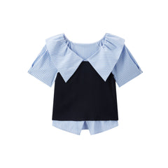 Women's Commute Cropped  Short-Sleeve Shirt