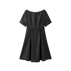 Women's sculptural A-line dress