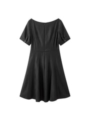 Women's sculptural A-line dress