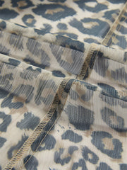 Women's Asymmetric Leopard-Print Skirt