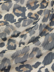 Women's Asymmetric Leopard-Print Skirt