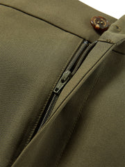 Women's A-Line Mini Skirt with Side Zip Slit