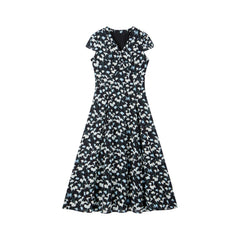 Women's Floral V-Neck Dress