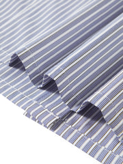 Women's Striped Shirt With Shawl