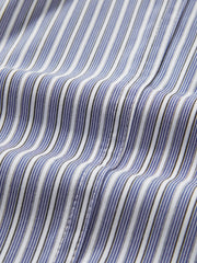 Women's Striped Shirt With Shawl