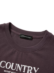 Women's Casual Flocked Letter Embroidered T-Shirt