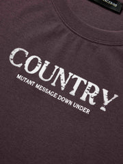 Women's Casual Flocked Letter Embroidered T-Shirt