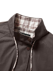 Women's Casual  Plaid-Panel Drawstring Vest